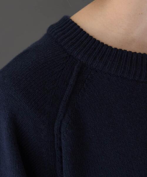 FORK&SPOON（フォークアンドスプーン）の「ラグランニットプルオーバー（ニット/セーター・レディース・レッド/ベージュ/ネイビー・1）」の10枚目の写真