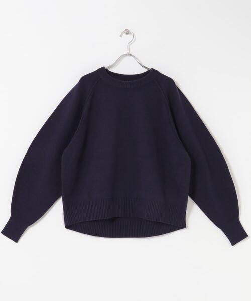 FORK&SPOON（フォークアンドスプーン）の「ラグランニットプルオーバー（ニット/セーター・レディース・レッド/ベージュ/ネイビー・1）」の11枚目の写真