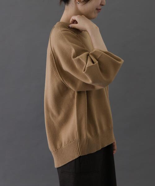 FORK&SPOON（フォークアンドスプーン）の「ラグランニットプルオーバー（ニット/セーター・レディース・レッド/ベージュ/ネイビー・1）」の20枚目の写真