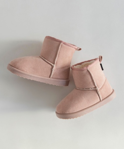 BRANSHES（ブランシェス）の「フェイクムートンブーツ（ブーツ・キッズ・ベージュ/ブラウン/キャメル/ピンク/ブラック・18.0cm/17.0cm/16.0cm/15.0cm/14.0cm/19.0cm/20.0cm/21.0cm）」の5枚目の写真