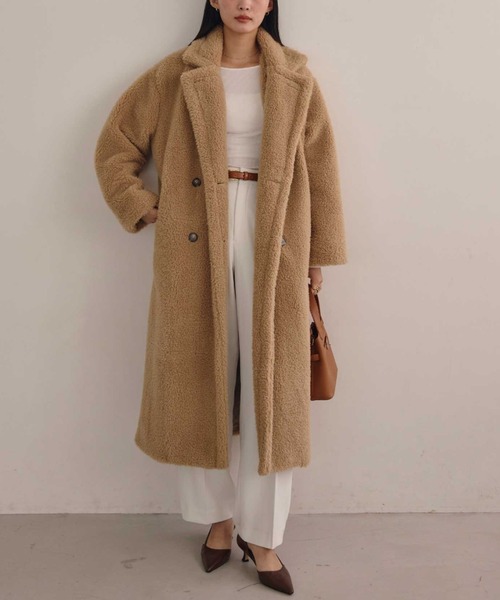 ACYM（アシーム）ロングコート（Teddy boa longコート） テディボア