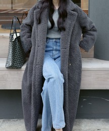 セール】Teddy volume long コート（その他アウター）｜ACYM（アシーム