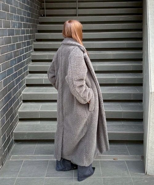 ACYM（アシーム）の「テディボアロングコート（その他アウター）」 - WEAR