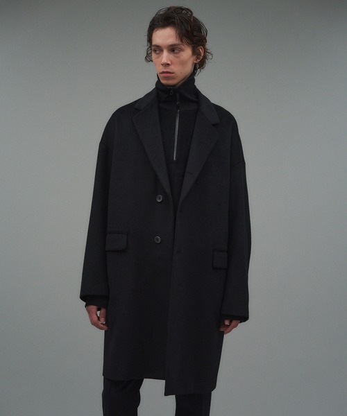 ABYTS ビーバーチェスターコート サイズ3 ブラック onegravity / ビーバージャージー 3Bコート（チェスターコート