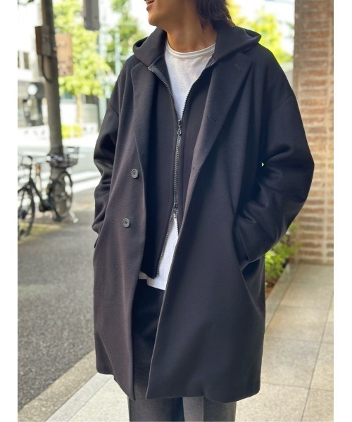 onegravity(ワングラビティ)の「onegravity / ビーバージャージー 3Bコート(チェスターコート・メンズ・ブラック・MEDIUM/LARGE)」の15枚目の写真
