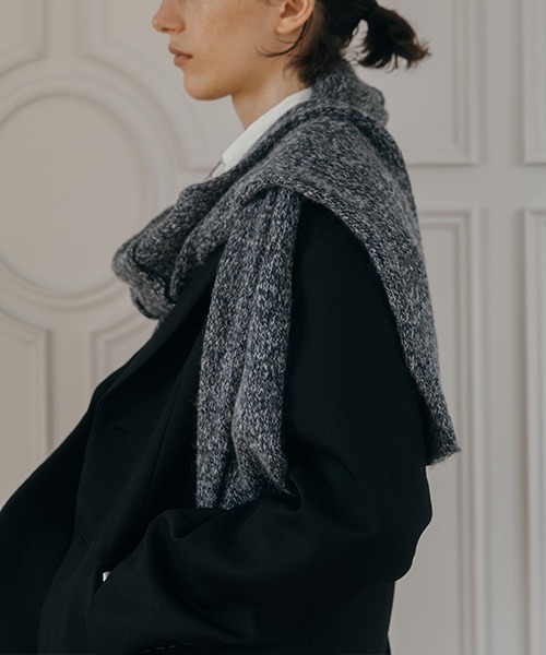 CREDONA(クレドナ)の「MIX KNIT PO CD SET/ミックスニットプルオーバーカーデセット(カーディガン/ボレロ・レディース・ネイビー/ブラウン・FREE)」の21枚目の写真