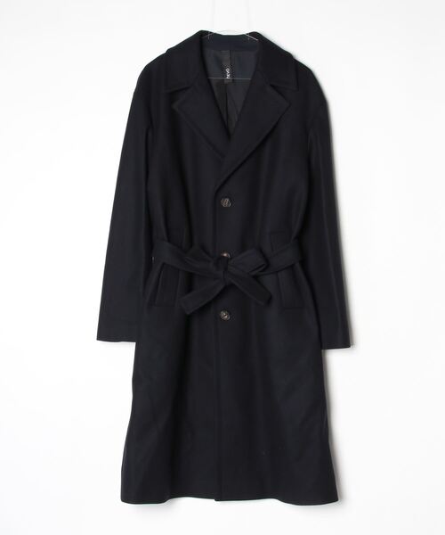 HEVO（イーヴォ）の「HEVO OSTUNI イーヴォ オストゥーニ シングルコート（チェスターコート・メンズ・ネイビー・50）」の5枚目の写真