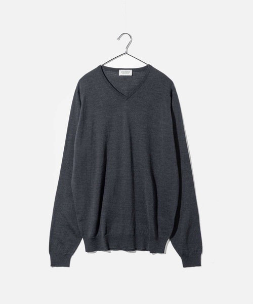 JOHN SMEDLEY SHIPTON ジョンスメドレー シップトン 長袖Vネック