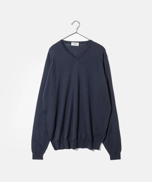 JOHN SMEDLEY SHIPTON ジョンスメドレー シップトン 長袖Vネック