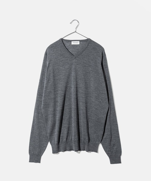 JOHN SMEDLEY SHIPTON ジョンスメドレー シップトン 長袖Vネック