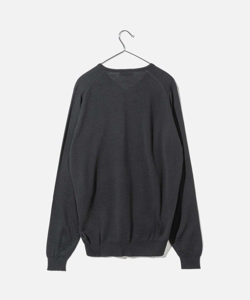 JOHN SMEDLEY SHIPTON ジョンスメドレー シップトン 長袖Vネック