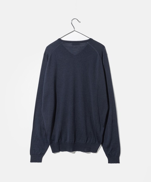 JOHN SMEDLEY SHIPTON ジョンスメドレー シップトン 長袖Vネック