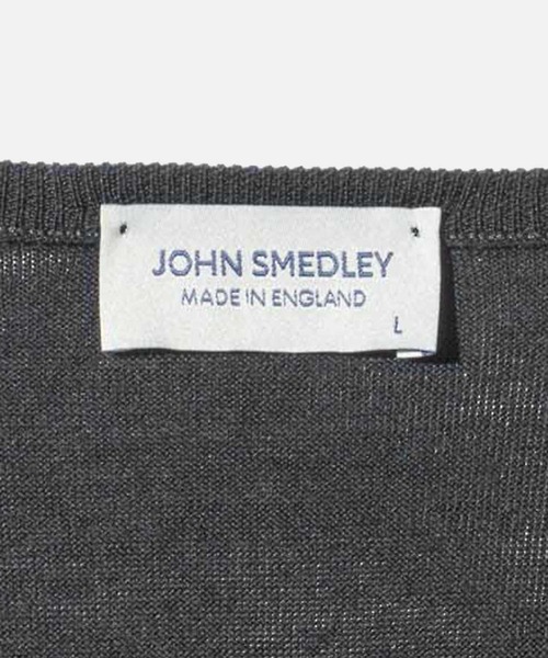 JOHN SMEDLEY（ジョンスメドレー）の「JOHN SMEDLEY SHIPTON ジョンスメドレー シップトン 長袖Vネック メリノウール ニット（ニット/セーター・メンズ・ネイビー系/ブラック/チャコール/グレー系1/シルバー・LARGE/SMALL/MEDIUM）」の21枚目の写真