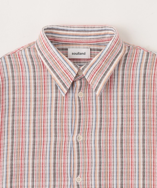 Soulland（ソウランド）の「SOULLAND JODIE shirt 51015-1339（シャツ/ブラウス・メンズ・マルチ・M/L）」の5枚目の写真