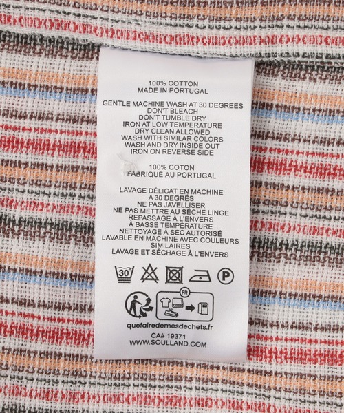 Soulland（ソウランド）の「SOULLAND JODIE shirt 51015-1339（シャツ/ブラウス・メンズ・マルチ・M/L）」の10枚目の写真