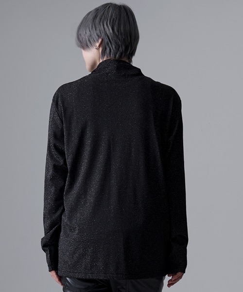 SILVER BULLET(シルバーバレット)の「『CavariA/キャバリア』フェイクタイ付きロンTEE(Tシャツ/カットソー・メンズ・ブラック/ホワイト・L/M)」の8枚目の写真