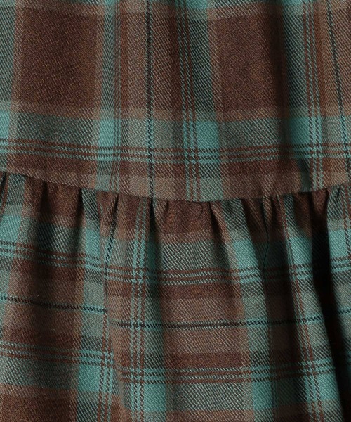 LEPSIM（レプシィム）の「【KIDS】フリルチェックスカート　608065（スカート・キッズ・ブラウン/ブラック・140/130/120）」の8枚目の写真