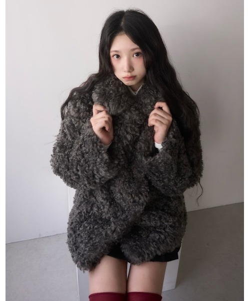 mellowneon プードルジャケットコート プードルジャケットコート（テーラードジャケット）｜mellowneon