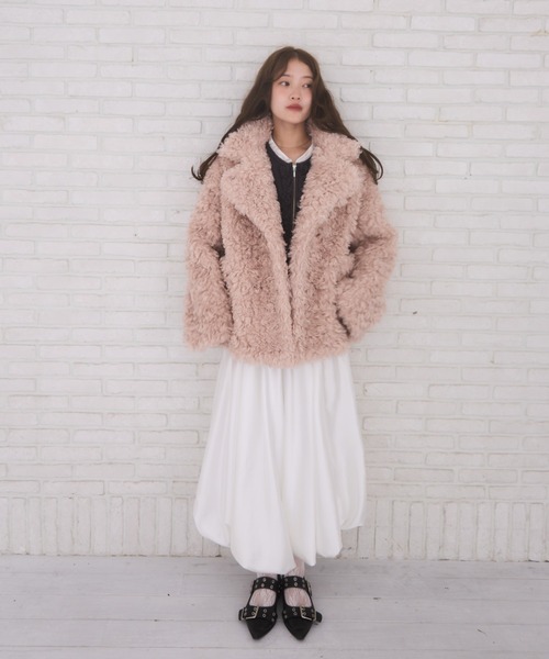 プードルジャケットコート（テーラードジャケット）｜mellowneon