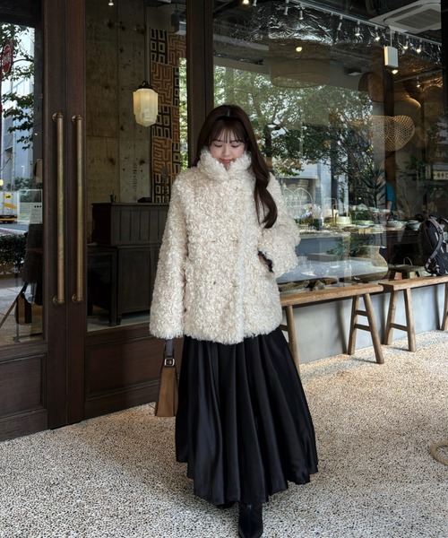 プードルジャケットコート（テーラードジャケット）｜mellowneon