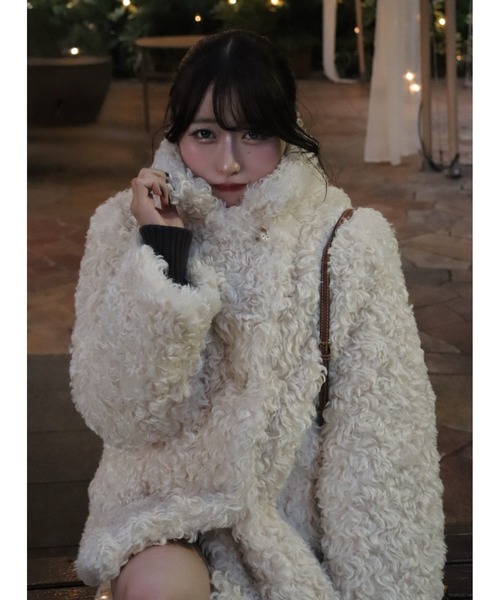 プードルジャケットコート（テーラードジャケット）｜mellowneon