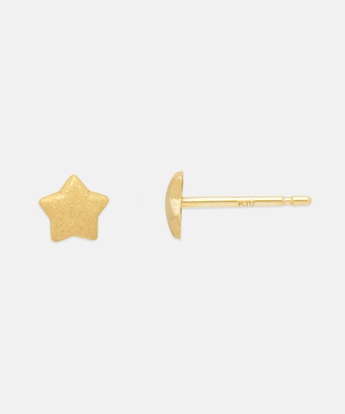 ESTELLE(エステール)の「K10 イエローゴールド スター ピアス ESTELLE/エステール(ピアス(両耳用)・レディース・イエローゴールド・-)」の2枚目の写真
