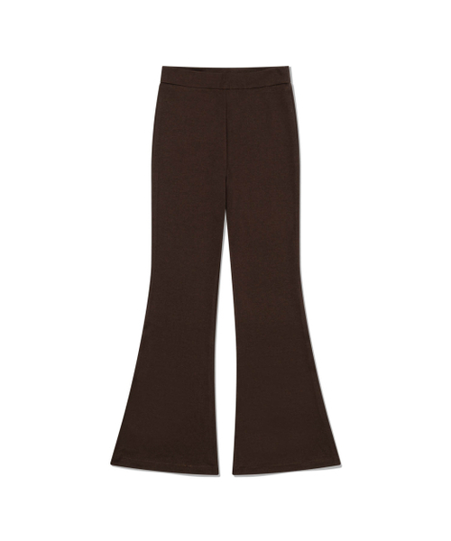 MOAA（モア）の「Hidden Zip Flare Pants (BROWN)（スラックス・レディース・その他・SMALL/MEDIUM）」の2枚目の写真