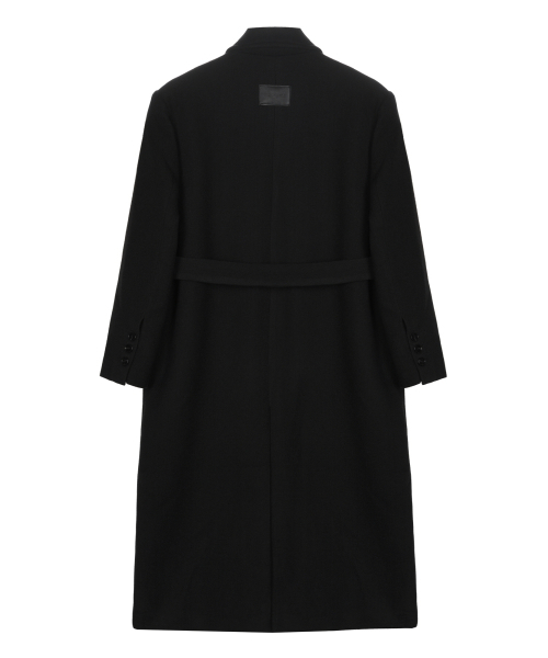 NICK&NICOLE（ニックアンドニコール）の「NICOLE WOOL DOUBLE LONG COAT_BLACK（チェスターコート・レディース・その他・FREE）」の6枚目の写真