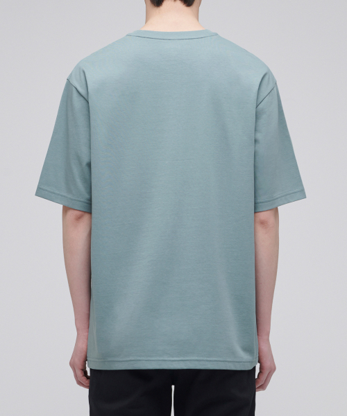 MUSINSA STANDARD（ムシンサスタンダード）の「[クールタンダード] リラックスフィットクルーネックTシャツ [ダスティミント]（Tシャツ/カットソー・メンズ・その他・SMALL/MEDIUM/LARGE/X-LARGE/XX-LARGE/XXX-LARGE）」の2枚目の写真
