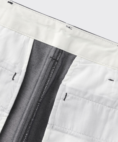 MUSINSA STANDARD（ムシンサスタンダード）の「デニムライクオフィサーパンツ[ブラック]（スラックス・メンズ・その他・26/27/28/29/36/34/32/30/31/33/40/38/42）」の6枚目の写真