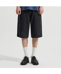 Back Satin Fatigue Shorts [3 Colors]