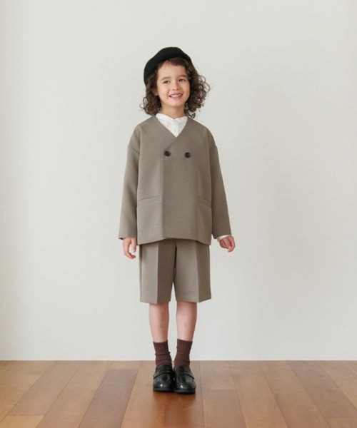 LEPSIM(レプシィム)の「【KIDS】【O.C】BOYSセットアップ 601398(セットアップ・キッズ・カーキブラウン/ネイビー・130/120)」の5枚目の写真