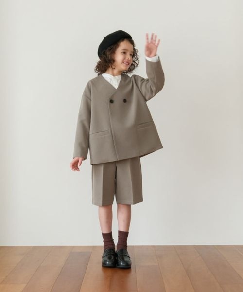 LEPSIM(レプシィム)の「【KIDS】【O.C】BOYSセットアップ 601398(セットアップ・キッズ・カーキブラウン/ネイビー・130/120)」の6枚目の写真