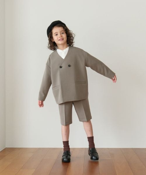 LEPSIM(レプシィム)の「【KIDS】【O.C】BOYSセットアップ 601398(セットアップ・キッズ・カーキブラウン/ネイビー・130/120)」の7枚目の写真