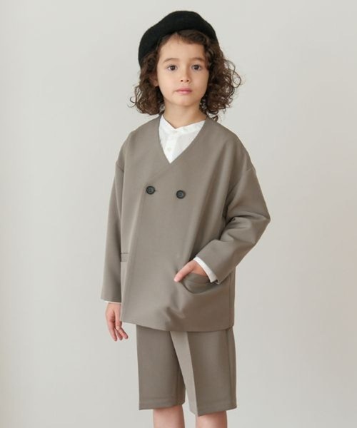 LEPSIM(レプシィム)の「【KIDS】【O.C】BOYSセットアップ 601398(セットアップ・キッズ・カーキブラウン/ネイビー・130/120)」の10枚目の写真