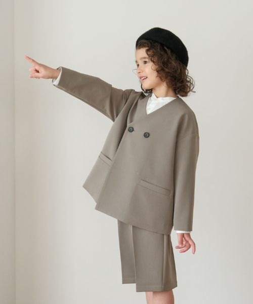 LEPSIM(レプシィム)の「【KIDS】【O.C】BOYSセットアップ 601398(セットアップ・キッズ・カーキブラウン/ネイビー・130/120)」の12枚目の写真