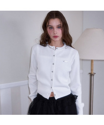 Nickel Round Cardigan [Ivory]
