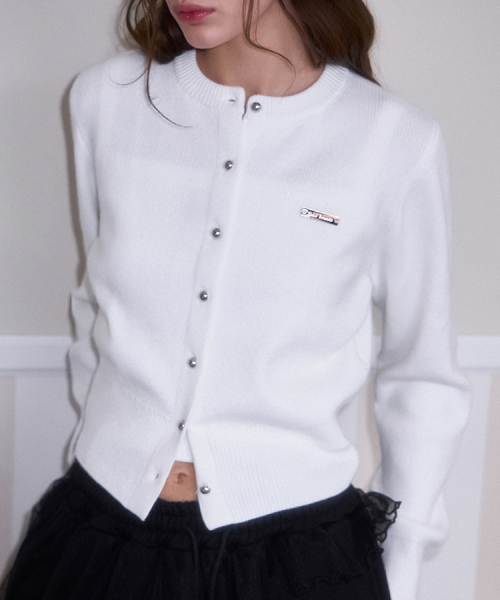ROSEFRANTZ（ロゼフランツ）の「Nickel Round Cardigan [Ivory]（カーディガン/ボレロ・レディース・アイボリー・FREE）」の2枚目の写真