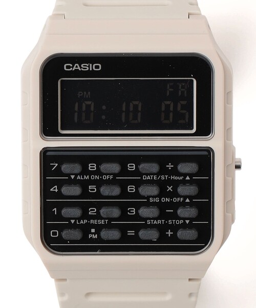 CASIO(カシオ)の「CASIO CLASSIC: CA-53WF 腕時計(デジタル腕時計・メンズ・ブラック/オフホワイト・ONE SIZE)」の3枚目の写真