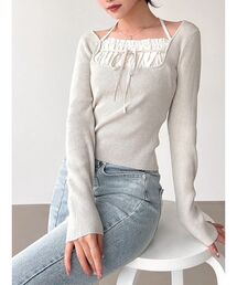 RESEXXY | バストデザインニットトップス(ニット/セーター)