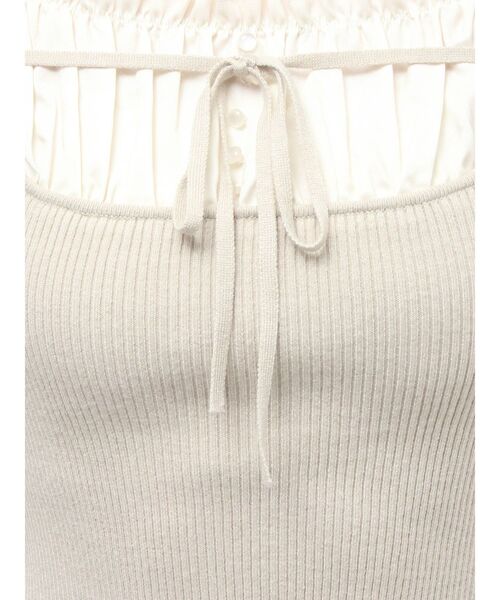 RESEXXY（リゼクシー）の「バストデザインニットトップス（ニット/セーター・レディース・ミント/アイボリー/ブラック・FREE）」の11枚目の写真