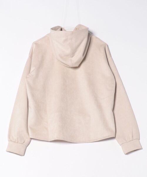 SWITCH BY ARCH(スイッチバイアーチ)の「【W】【it】【ARC】【SWITCH by ARCH】Bonding Suede Hood Pullover ARE-1151(パーカー・レディース・グレイッシュベージュ/アイボリー・FREE)」の13枚目の写真
