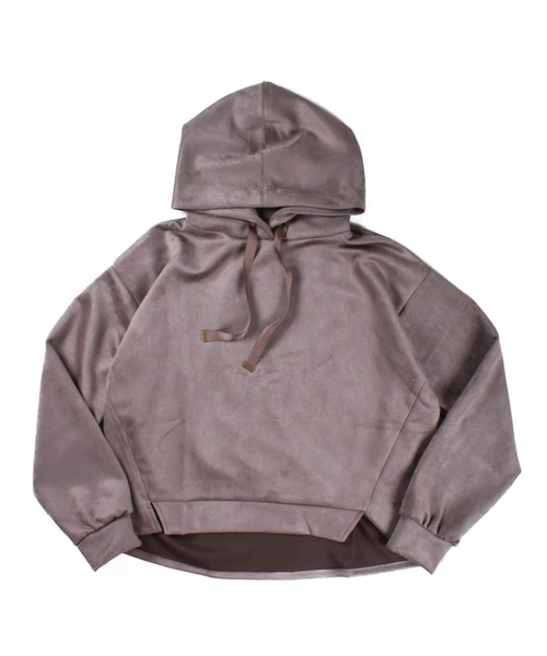 W it ARC SWITCH by ARCH — замшевый худи‑пуловер Bonding Suede Hood Pullover ARE‑1151