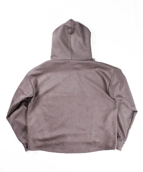 SWITCH BY ARCH(スイッチバイアーチ)の「【W】【it】【ARC】【SWITCH by ARCH】Bonding Suede Hood Pullover ARE-1151(パーカー・レディース・グレイッシュベージュ/アイボリー・FREE)」の11枚目の写真