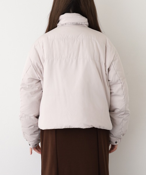 EGLANTINE(エグランティーヌ)の「EGLANTINE ダウンジャケット(ダウンジャケット/コート・レディース・ブラック/グレイッシュベージュ・38)」の14枚目の写真