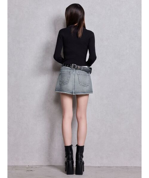 GYDA(ジェイダ)の「POLOニットトップス(ニット/セーター・レディース・ブラック/オフホワイト/ミント/その他1・FREE)」の9枚目の写真