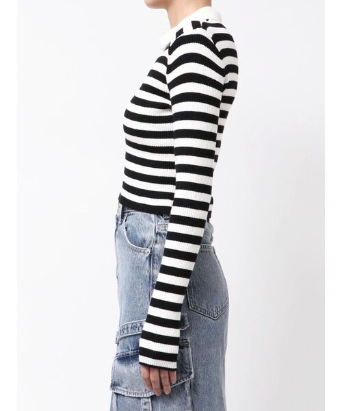 GYDA(ジェイダ)の「POLOニットトップス(ニット/セーター・レディース・ブラック/オフホワイト/ミント/その他1・FREE)」の18枚目の写真