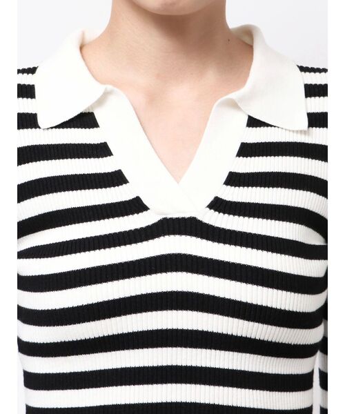 GYDA(ジェイダ)の「POLOニットトップス(ニット/セーター・レディース・ブラック/オフホワイト/ミント/その他1・FREE)」の20枚目の写真