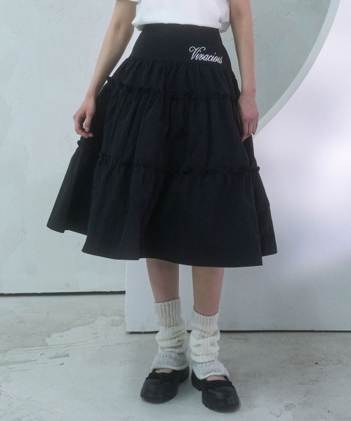 Vivacious(ビバシャス)の「Claudia Taslan Kang Kang Skirt WHITE(スカート・レディース・ホワイト・SMALL/MEDIUM)」の3枚目の写真