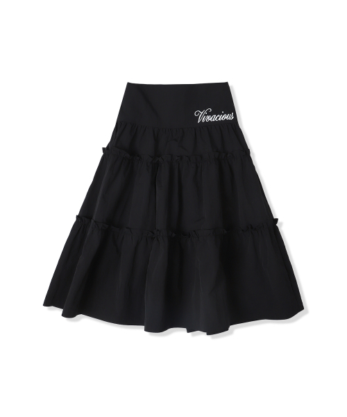 Vivacious(ビバシャス)の「Claudia Taslan Kang Kang Skirt WHITE(スカート・レディース・ホワイト・SMALL/MEDIUM)」の5枚目の写真